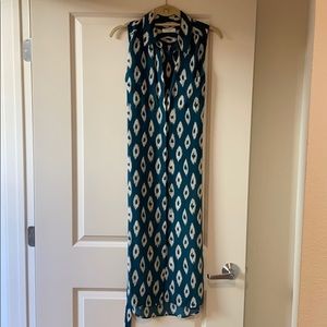 Equipment collared midi dress size small